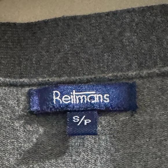 Custom Silver Buttons on Button-Up Cardigan Sweater - Picture 3 of 3
